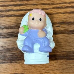 FISHER PRICE Little People Baby Girl Pink Hat Seat Hooding Toy 2012